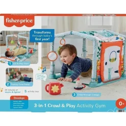 Fisher-Price Fisher Price - Playmat 3 em 1 Crawl &amp; Play Activity Gym Best