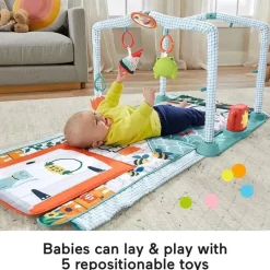 Fisher-Price Fisher Price - Playmat 3 em 1 Crawl &amp; Play Activity Gym Best