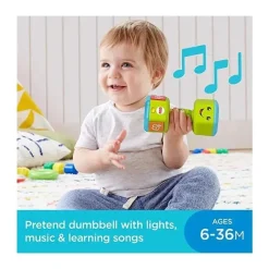 Fisher-Price Fisher Price - Ria e Aprenda Contando Reps Dumbbell Hot