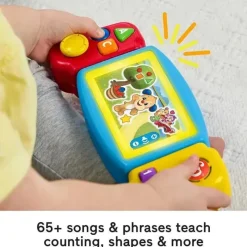 Fisher-Price Fisher Price - Ria e aprenda brinquedo para bebês e crianças pequenas Twist & Learn Gamer Finja videogame com luzes e música Sale