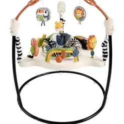Fisher-Price - Centro de atividades Baby Bouncer Palm Paradise Jumperoo com luzes musicais, sons e brinquedos de desenvolvimento? New