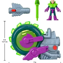 Fisher-Price - Imaginext Dc Super Friends Lex Luther Veículo de Serra Giratória Hot