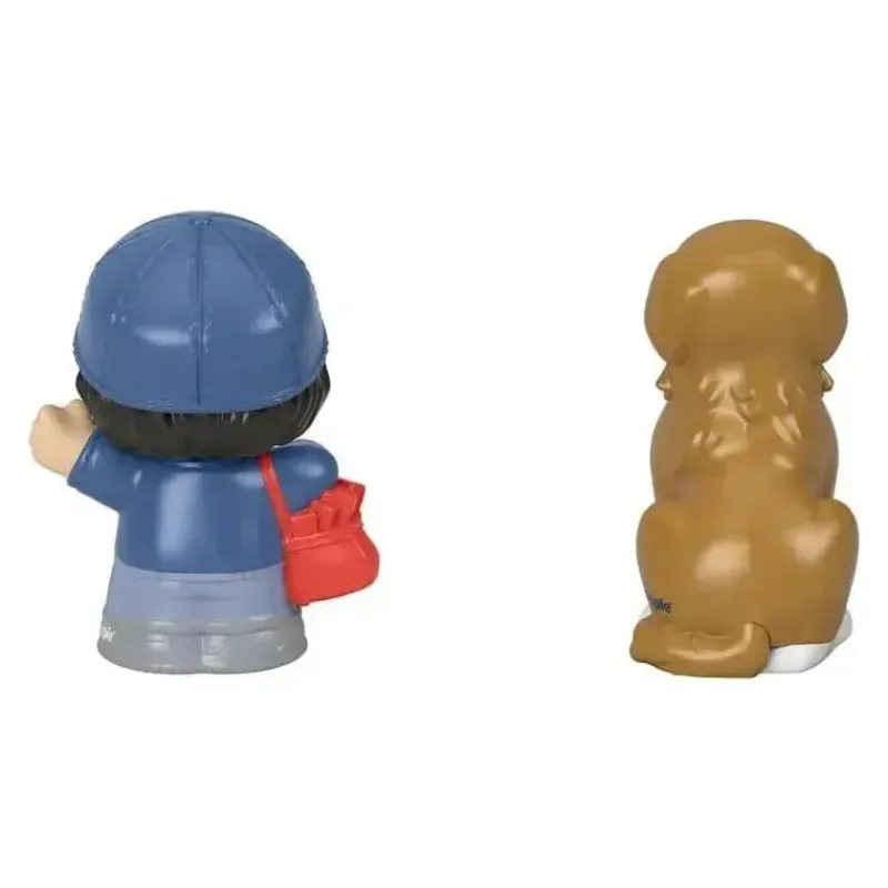 fisherprice__little_peopl_SKUANWCP9Fu_1.webp Fisher-Price - Little People, Mail Person Girl And Brown Dog New