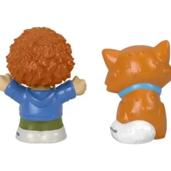 Fisher-Price - Little People, Curly Red Hair Kid And Cat Hot