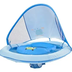 Swimways Flutuador Baby Spring com Canopy Upf 50 em azul Hot