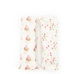 Forever Baby 2 unidades de mantas de musselina melancias para bebê menina New