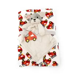 Forever Baby cobertor de musselina para cachorro de bombeiros New