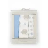 Forever Baby mantas de musselina azul Online