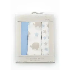 Forever Baby mantas de musselina azul Online