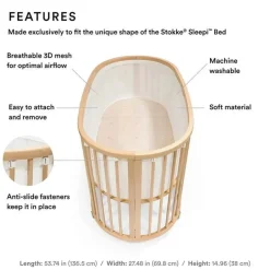 Stokke Forro de malha - Sleepi, branco Hot