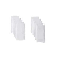 Gerber Fraldas de pano branco pré-dobradas com 10 pacotes Best