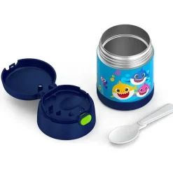 Thermos Frasco de comida Funtainer 10 onças, bebê tubarão Fashion