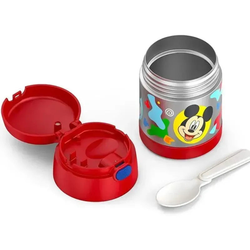 frasco_de_comida_thermos__SKUXP0H4AAS_2.webp Thermos Frasco de comida Funtainer 10 onças, Mickey pré-escolar Fashion