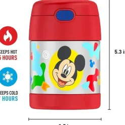 Thermos Frasco de comida Funtainer 10 onças, Mickey pré-escolar Fashion
