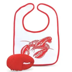 Fred u0026 Friends Fred &amp; Friends Chill Baby vestido para derramar - conjunto de babador lagosta Fashion