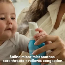 FridaBaby Frida Baby - Inalador nasal NoseFrida Saline Mist, Saline Inhaler acalma nariz entupido e dor de garganta Outlet