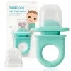FridaBaby - Alimentador Push Pop, Alimentador de Frutas para Bebês, 1 Contagem, Azul-petróleo Sale