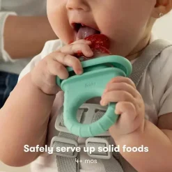 FridaBaby - Alimentador Push Pop, Alimentador de frutas para bebês, 3 contagens, azul-petróleo Sale