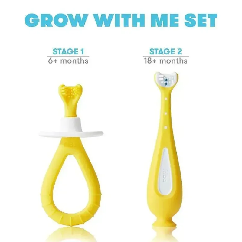 fridababy__conjunto_de_es_SKUWICZjGYc_6.webp FridaBaby - Conjunto de escova de dentes para treinamento Grow-with-Me Online
