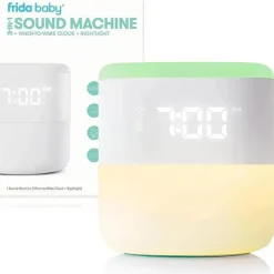 FridaBaby - Máquina de Som 3 em 1 + Relógio Quando Acordar + Luz Noturna Fashion