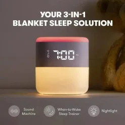FridaBaby - Máquina de Som 3 em 1 + Relógio Quando Acordar + Luz Noturna Fashion