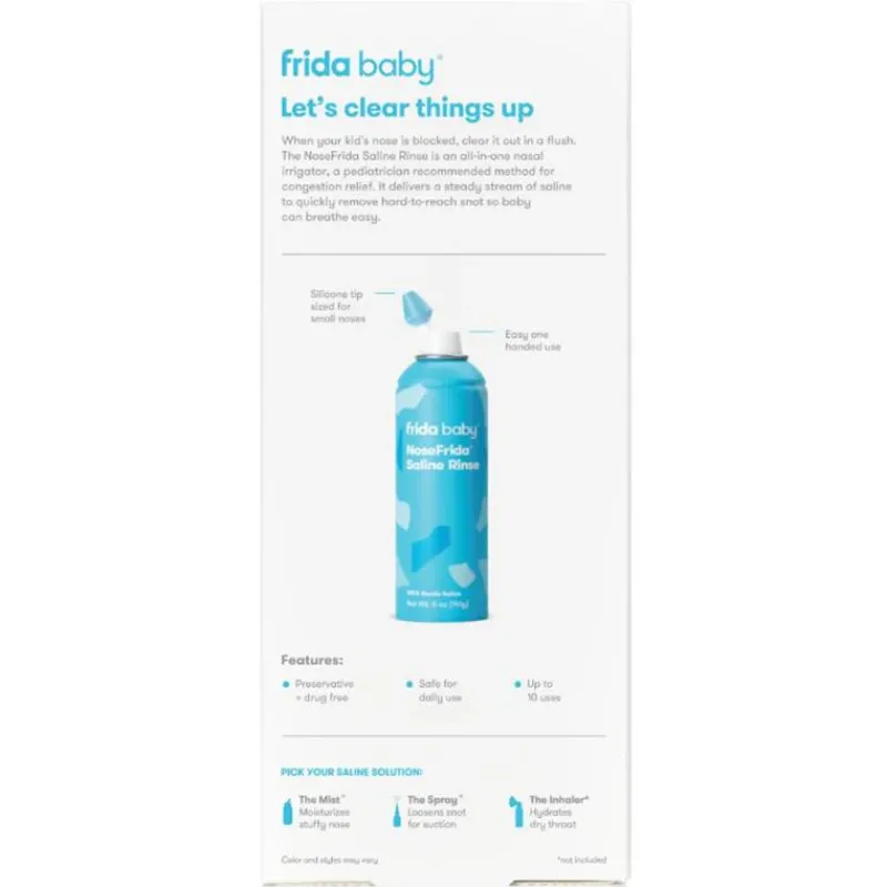 fridababy__nosefrida_sali_SKUCNW33nJR_6.webp FridaBaby - Nosefrida Saline Rinse, Instant Congestion Relief & Allergy Relief Fashion