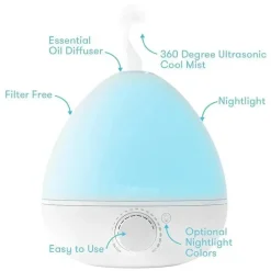 FridaBaby - Umidificador 3 em 1 com difusor e luz noturna, branco Online