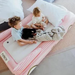 Funboy - Cama e colchão inflável infantil rosa para viagem Hot