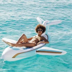 Funboy - Flutuador inflável gigante para piscina de avião a jato particular de luxo Clearance