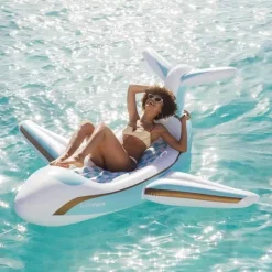 Funboy - Flutuador inflável gigante para piscina de avião a jato particular de luxo Clearance