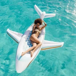 Funboy - Flutuador inflável gigante para piscina de avião a jato particular de luxo Clearance