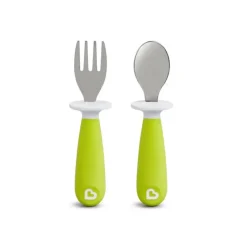 Munchkin Garfo e colher Rase Toddler 1PK (variedade dinâmica) New