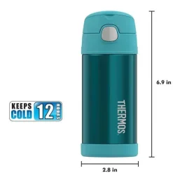 Thermos Garrafa de palha Funtainer 12 onças - Máscaras PJ Sale