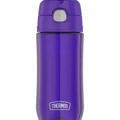 Thermos Garrafa plástica de hidratação térmica funtainer com tampa de bico 16 onças, roxo Clearance