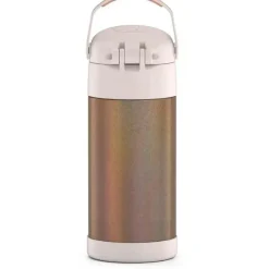 Thermos Garrafa térmica - 12 onças. Garrafa Funtainer® não licenciada de aço inoxidável, ouro rosa New