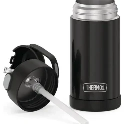 Thermos Garrafa térmica - 12 onças. Garrafa funtainer de aço inoxidável, preto fosco Outlet