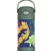 Thermos Garrafa térmica - 12 onças. Garrafa Funtainer® não licenciada de aço inoxidável, dinossauros Online