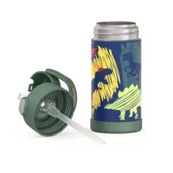 Thermos Garrafa térmica - 12 onças. Garrafa Funtainer® não licenciada de aço inoxidável, dinossauros Online