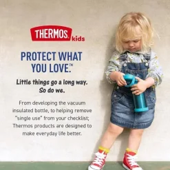 Thermos Garrafa térmica - 12 onças. Garrafa de Funtainer® não licenciada de aço inoxidável, rosa New