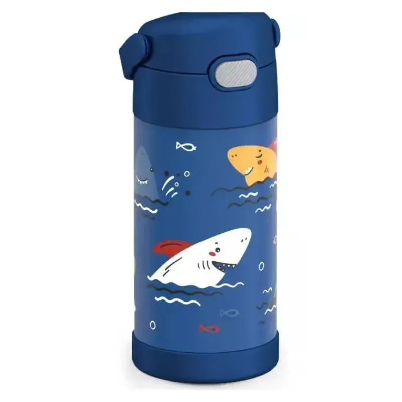 garrafa_trmica___onas_gar_SKUVxQ0d0gi_1.webp Thermos Garrafa térmica - 12 onças. Garrafa Funtainer® não licenciada de aço inoxidável, tubarões Clearance