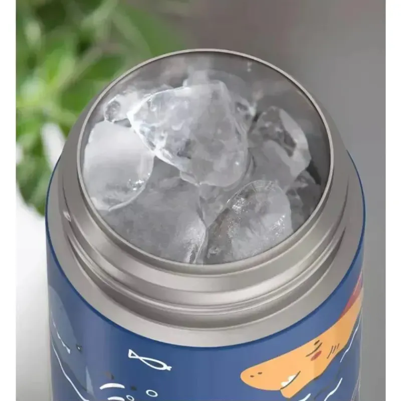 garrafa_trmica___onas_gar_SKUVxQ0d0gi_6.webp Thermos Garrafa térmica - 12 onças. Garrafa Funtainer® não licenciada de aço inoxidável, tubarões Clearance