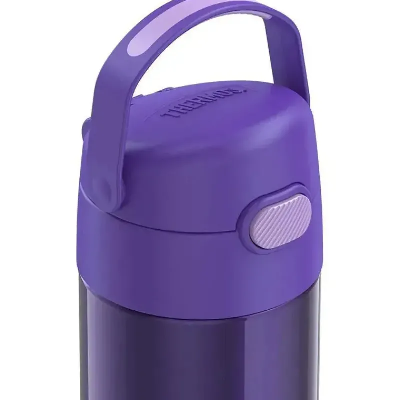 garrafa_trmica___onas_gar_SKUvBcViFHt_3.webp Thermos Garrafa térmica - 12 onças. Garrafa de Funtainer® não licenciada de aço inoxidável, roxa New