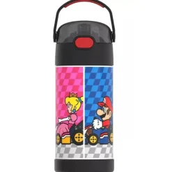 Thermos Garrafa térmica - garrafa de água isolada de aço inoxidável Mario Kart Online