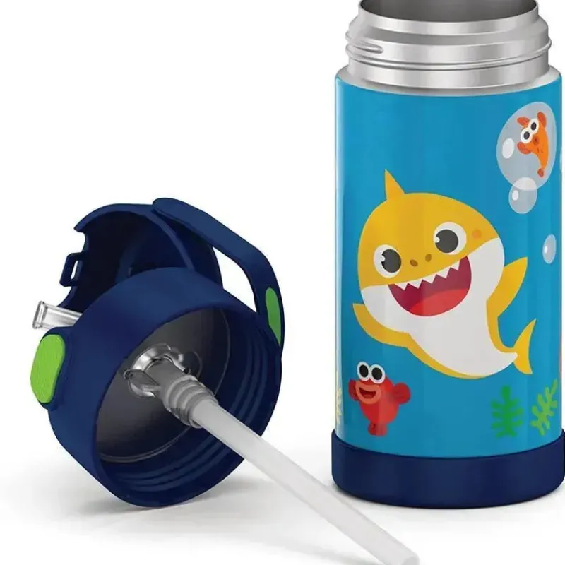 garrafa_trmica__garrafa_f_SKUZvlfSmIO_4.webp Thermos Garrafa térmica - garrafa funtainer licenciada de 12 onças, bebê tubarão Best
