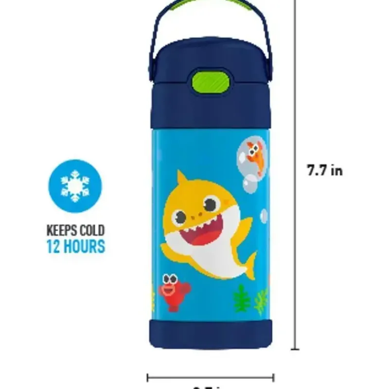 garrafa_trmica__garrafa_f_SKUZvlfSmIO_5.webp Thermos Garrafa térmica - garrafa funtainer licenciada de 12 onças, bebê tubarão Best