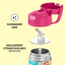 Thermos Garrafa térmica - garrafa funtainer licenciada de 12 onças, surpresa LOL Outlet