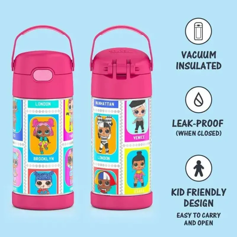 garrafa_trmica__garrafa_f_SKUh72fLyO4_4.webp Thermos Garrafa térmica - garrafa funtainer licenciada de 12 onças, surpresa LOL Outlet