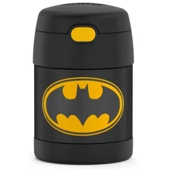 Thermos Garrafa térmica - pote de comida isolado com colher 10 onças Batman Fashion