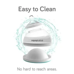NanoBebe Garrafas de leite materno 3 embalagens, cinza Clearance
