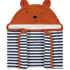 Gerber - 1 Pk envoltório de banho com capuz felpudo menino tamanho único, raposa Outlet